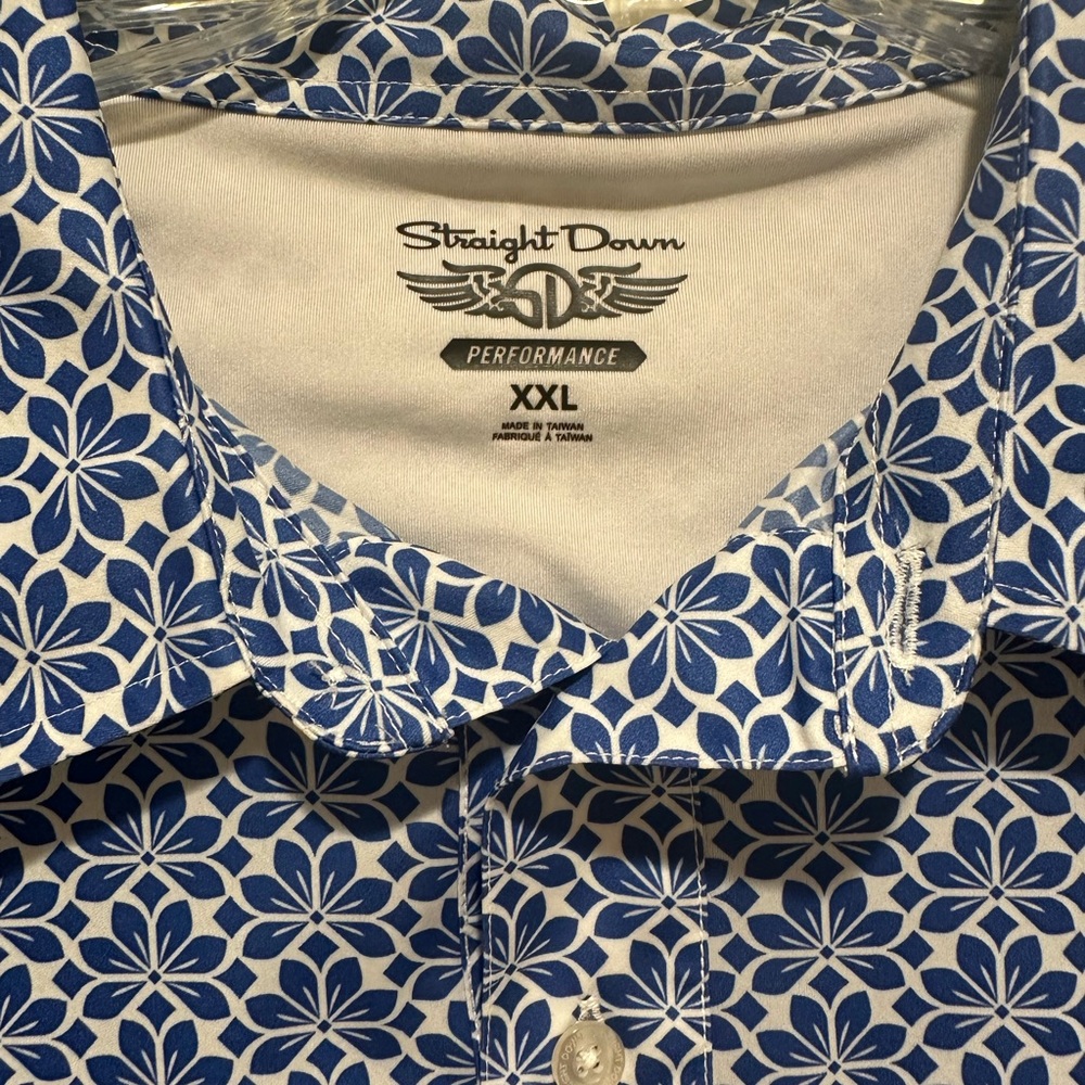 Straight Down Performance Golf Polo - image 2